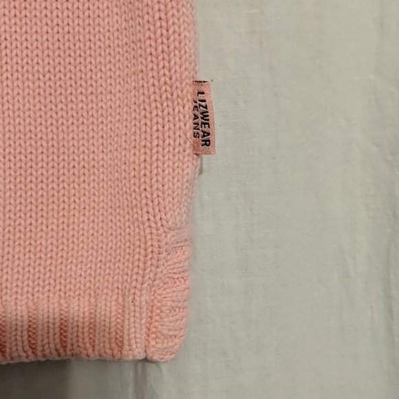 Pink Sweater Sleeveless Tank Liz Claiborne - Picture 3 of 4